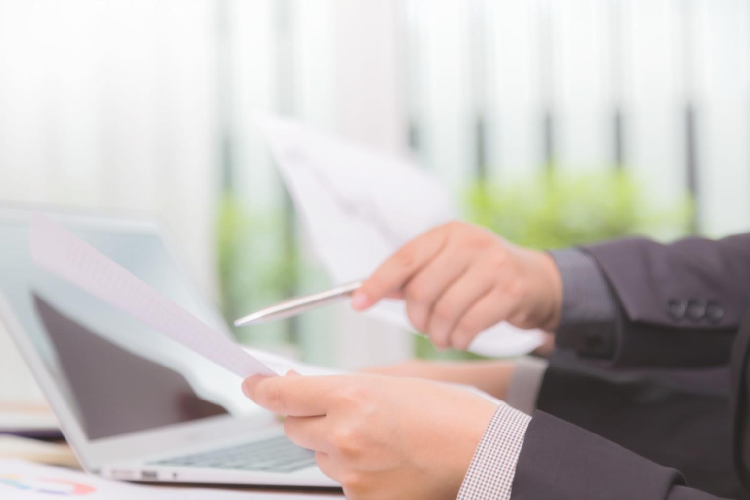 Business professionals discussing company formation